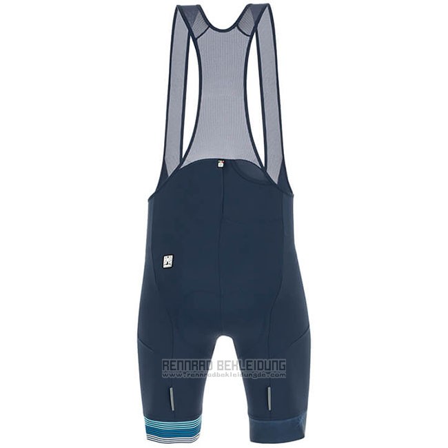 2019 Fahrradbekleidung Tour Down Under Blau Trikot Kurzarm und Tragerhose